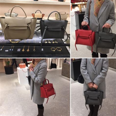 celine micro belt bag pink